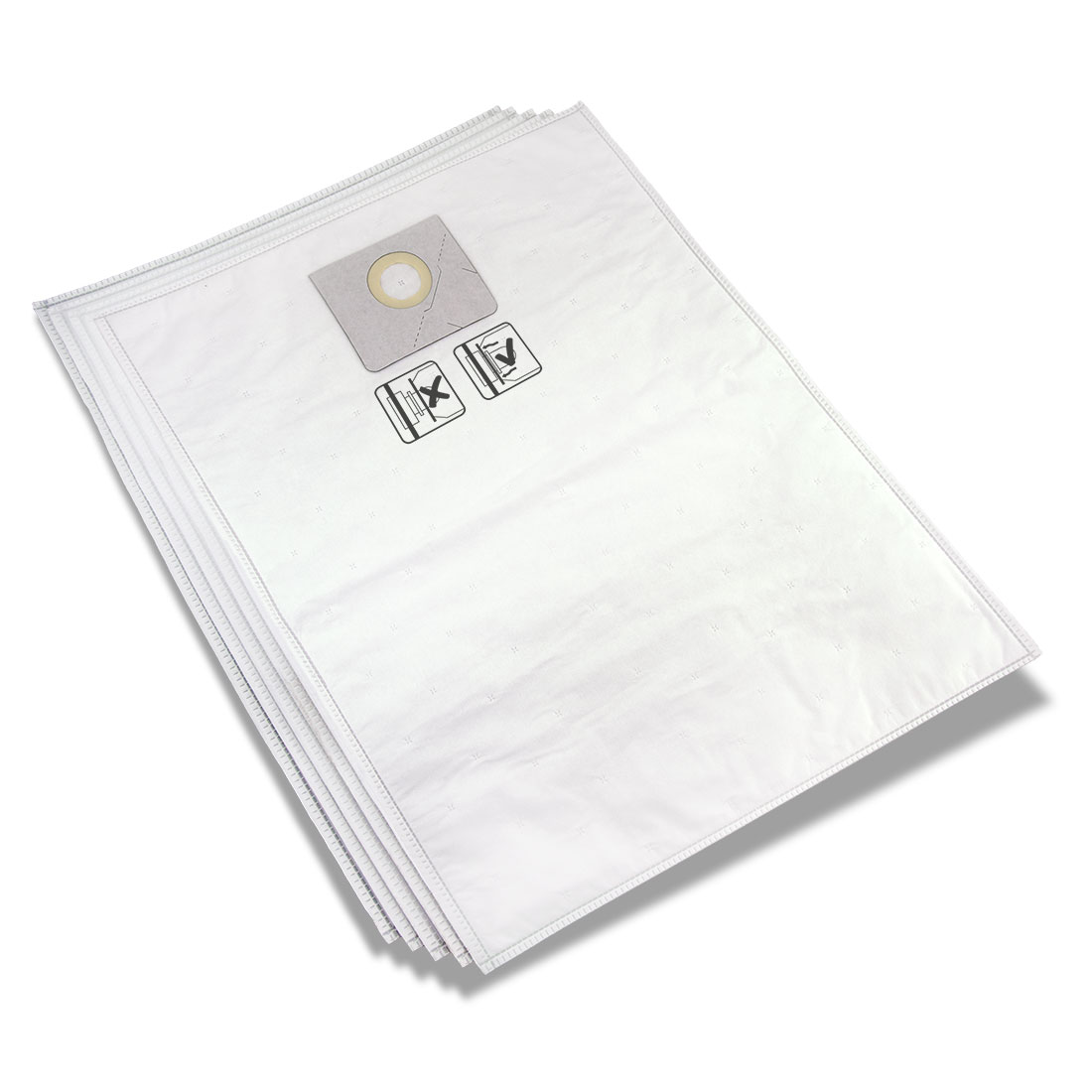 Kit sacchetti filtro in tessuto non tessuto 50 l (5 pz.)
