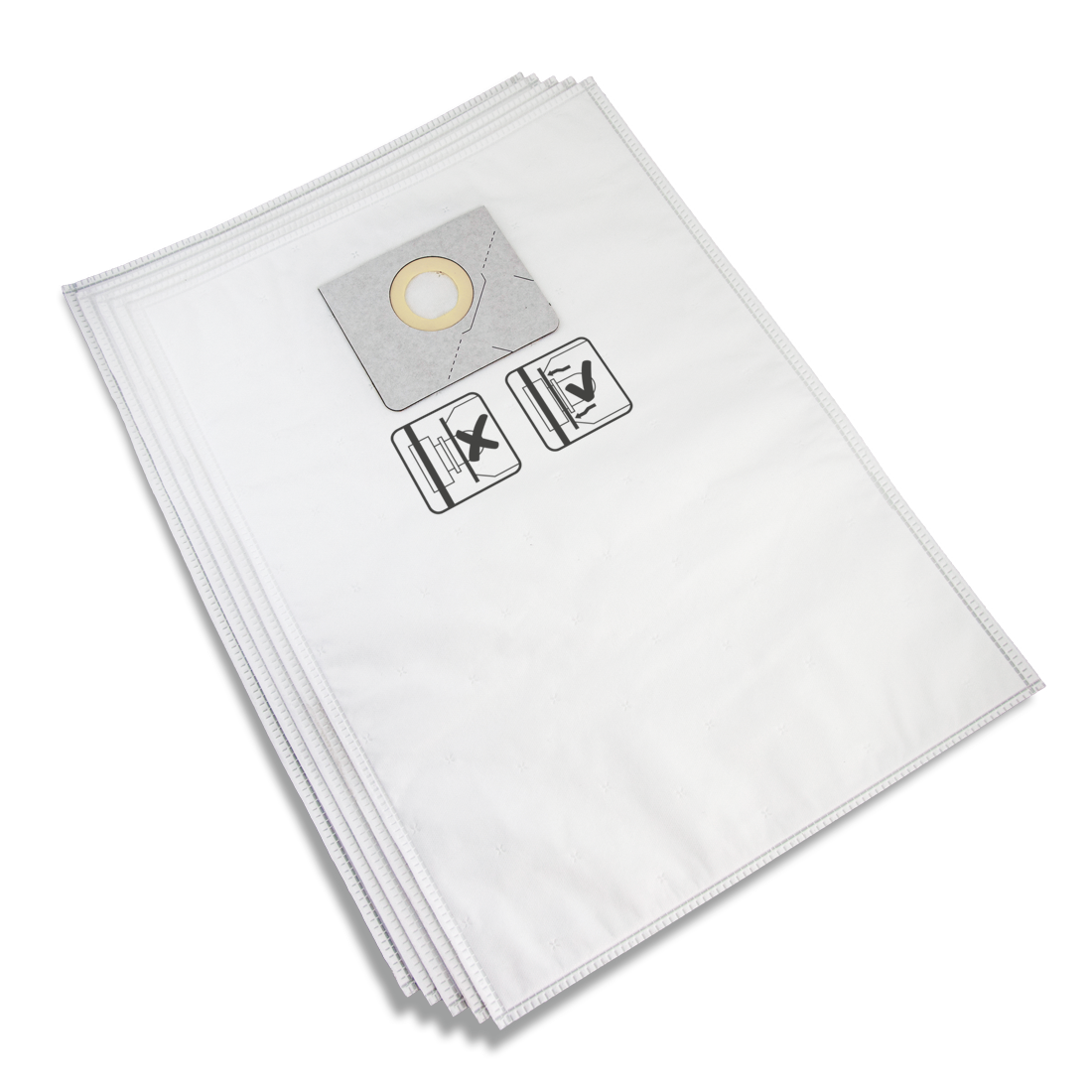 Kit sacchetti filtro in tessuto non tessuto 30 l (5 pz.)