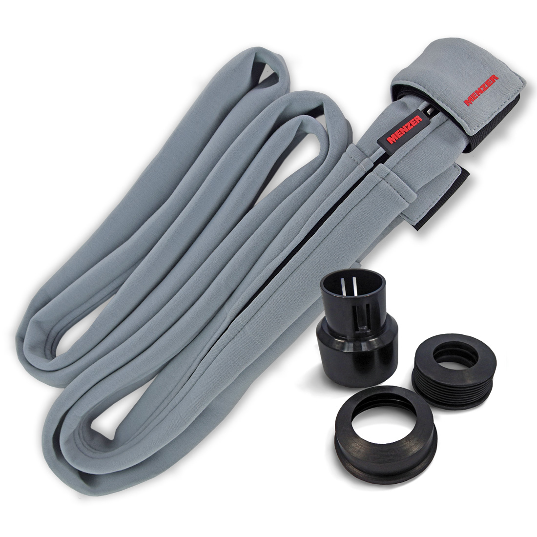 Protective cover for suction hose incl. universal hose adapter