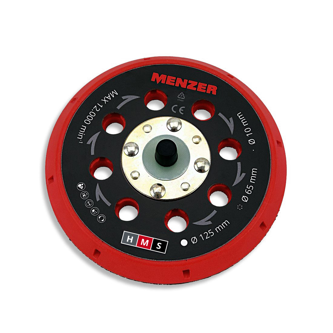 Multi-Loch-Schleifteller Ø 125 mm medium