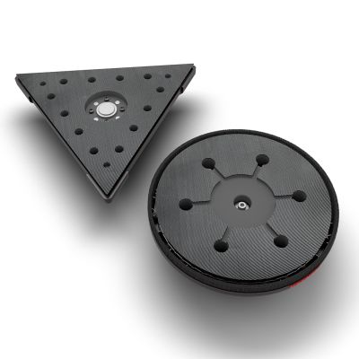 MENZER Pad Velcrato Morbido 225 Mm Per Levigatrici Da Muro LHS 225, TBS 225, TSW 225 - Ricambio Originale - 2